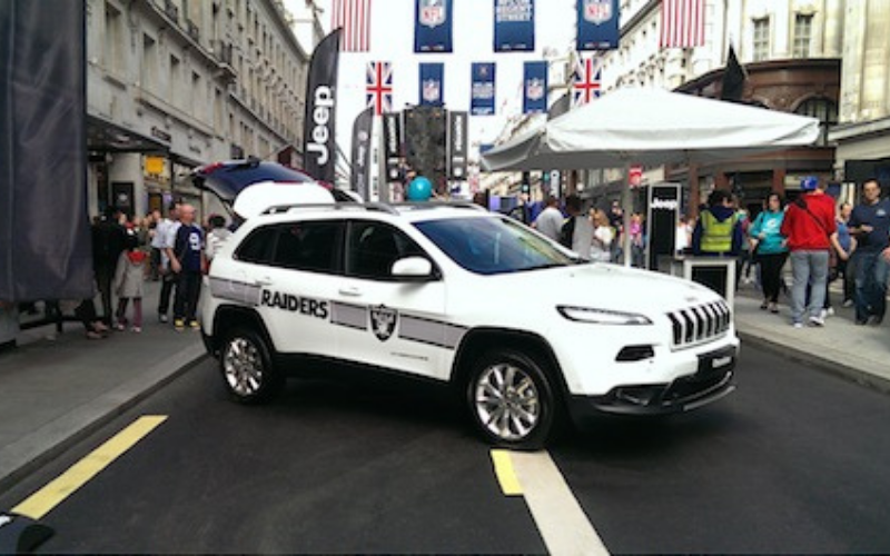 Jeep to support NFL International series in UK game