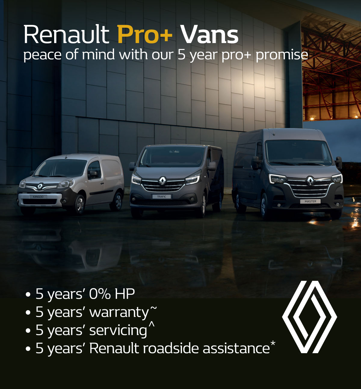 Renault Pro+ Vans 5 Year Promise