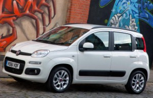 Record-breaking Fiat Panda returns home