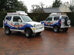 Suzuki Jimnys 4x4s to take six pensioners around the globe