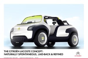 Citroen unveils Lacoste concept