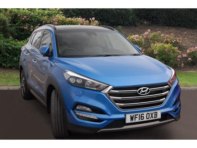 Pearl Ash Blue 16 Reg Hyundai, Tucson With Only 10 Miles